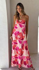 Luna Maxi Dress - Rosalie Print