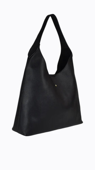 Duke Hobo Bag - Black PU